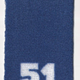 Kleurstaal Effen Mat - 51 Denim Dilemma