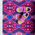 Op maat gemaakte droogloopmat Persian Paradise in rood met rijke oosterse print – warme design deurmat voor binnen van Studio LilaLine