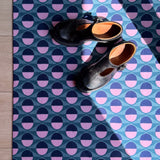 Sample Mat -  Retro Rythm Blauw