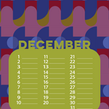 Verjaardags kalender grafisch
