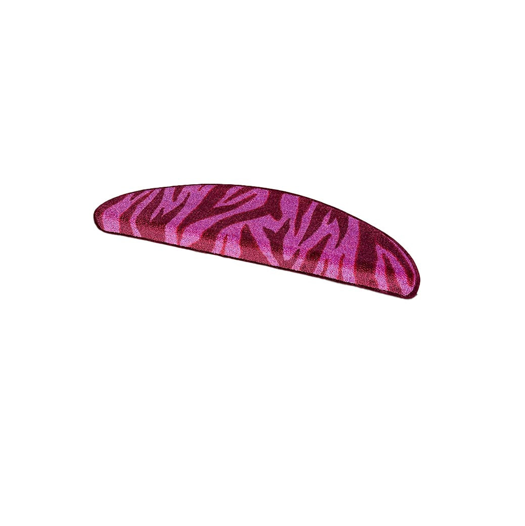 Zebra design trapmat in paars met grafische zebra print
