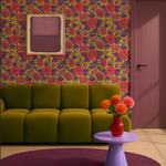 Behang met grote koraalroze zonnebloemen op een lichtgele achtergrond. Een zachte en frisse bloemenprint die je muur een lenteachtige gloed geeft.